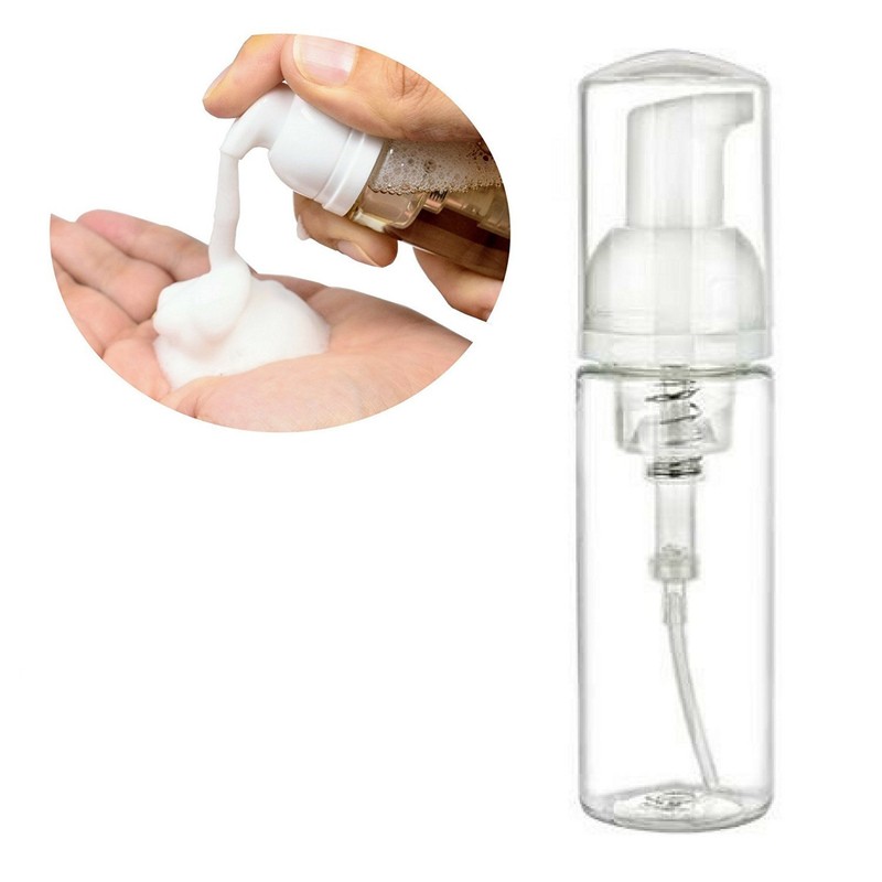 Shopdp 4-Piece Set, Transparent Foam Pump Bottle, Foam Soap Pump,