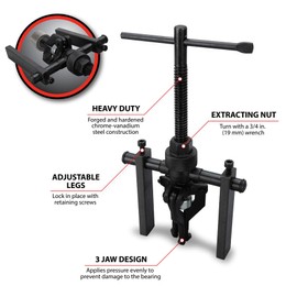Performance Tool W89744 Pilot Bearing Puller 3-Jaw