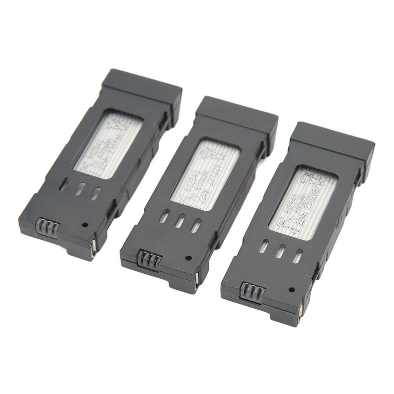 3pcs RC Plane Lithium Battery With 3 In 1 Charging