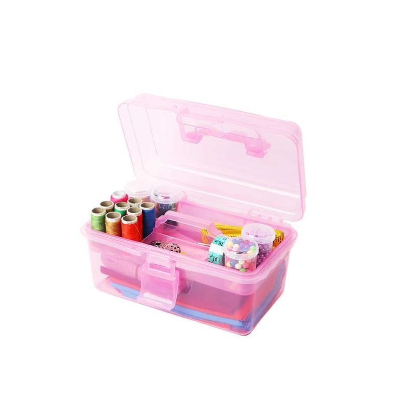 BangQiao Multipurpose Plastic Storage Container Organizer Box Case with Removable