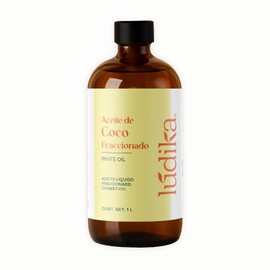 Aceite de Coco Fraccionado 1000 ml | Aceite Base Sin Olor | Hidratante de Piel | Brillo para Cabello Anti Frizz