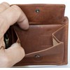 Pedro Men's Light Brown Genuine Leather Wallet with RFID (Data