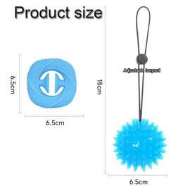 Kneading Ball for Hands Therapy, Set of 2, Onlvmyur Hand Trainer, Finger Trainer, Soft Anti-Stress Ball, Massage Ball, Hand Trainer, Strengthening by Hand, Relieves Stress, Anxiety Relief