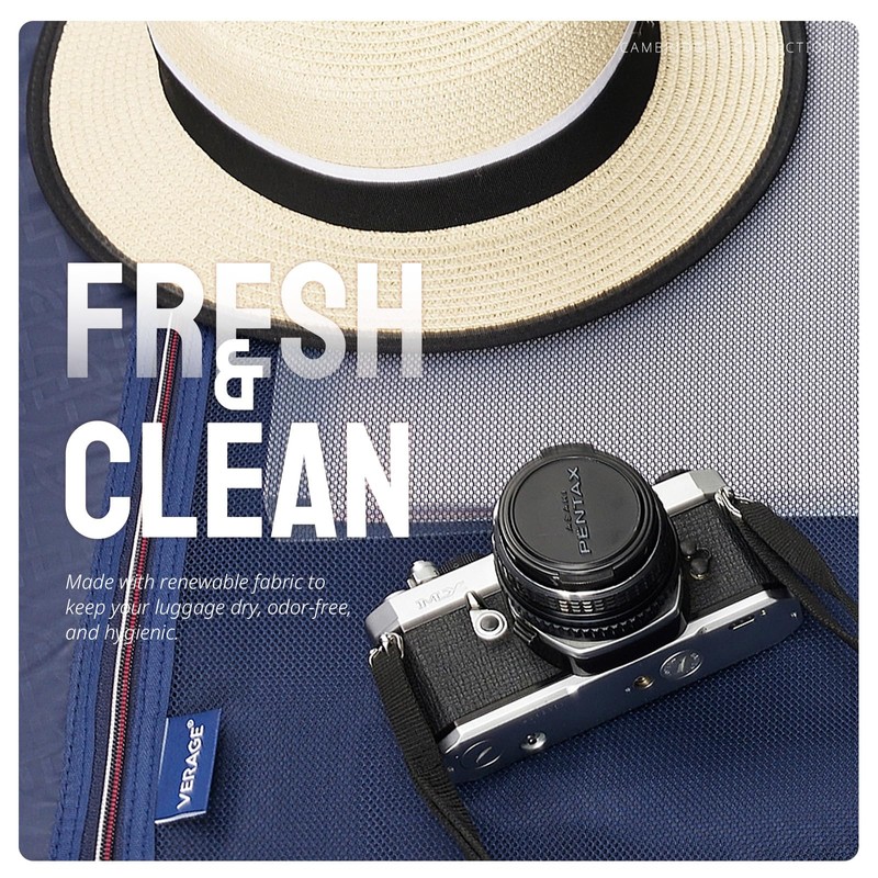 Verage Cambridge Lightweight Carry On Luggage,Softside Expandable Suitcase with Spinner