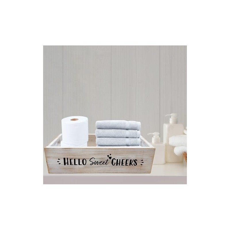 Admired By Nature Distressed Decorative Home Décor Nesting Organizer Wooden