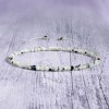Unbranded Rainbow Moonstone Bracelet Minimalist Healing Crystal Bracelet Gift Dainty