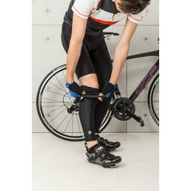 apt' Men's Long Leg Cover, For Summer, UV Protection, For Road Bikes, Black