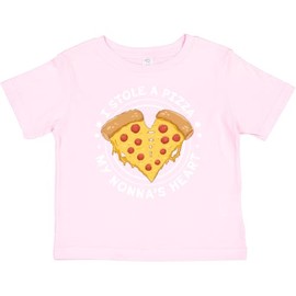 inktastic I Stole a Pizza My Nonna's Heart Baby T-Shirt 6 Months Pink 45d36