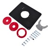 GLOSSY AUTO PARTS Predrilled Router Table Insert Plate Kit Replacement