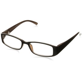 Sight Station women's caity 1016953-250.com rectangular reading glasses (Black/Pink, 3.5, x)