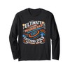 Ultimate Frisbee Dad Catching Discs, grafica divertente Maglia a Manica