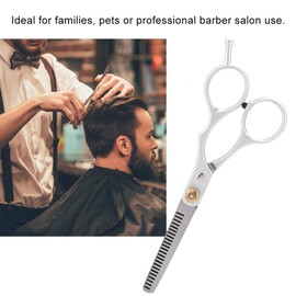 Tijeras de corte de pelo profesional Tijeras de dientes/Tijeras de peluquería para peluqueros/2 en 1 paquete para la familia Baber Salon(#01)