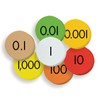 Teacher Sensational Math™ Place Value Discs: 7-Value Decimals to Whole