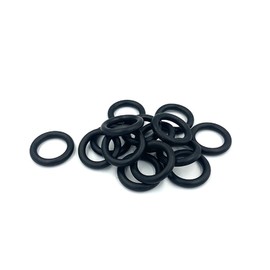 Boxonly 50 PCS O Rings Nitrile Rubber Round O-Rings Seal Grommets 16mm OD 12mm ID 2mm Width Metric Sealing Washer O-Ring Gasket Black
