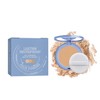 Bluemega Maquillaje en Polvo Compactos Faciales,Pure