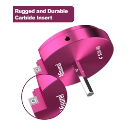 4 Pcs PVC Pipe Reamer Kit With 3/4 inch, 1 inch, 1-1/2inch, 2inch, Aluminum PVC Fitting Saver, Plumbing tools for SCH40