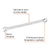 Truper Expert LL-2007M, Llave combinada extralarga, milimétricas 7 mm