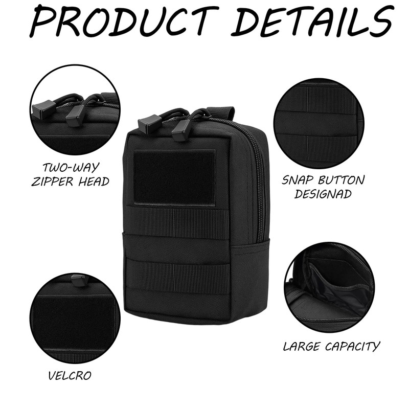 1 PCS Tactical Pouch with Belt Loop for Military and