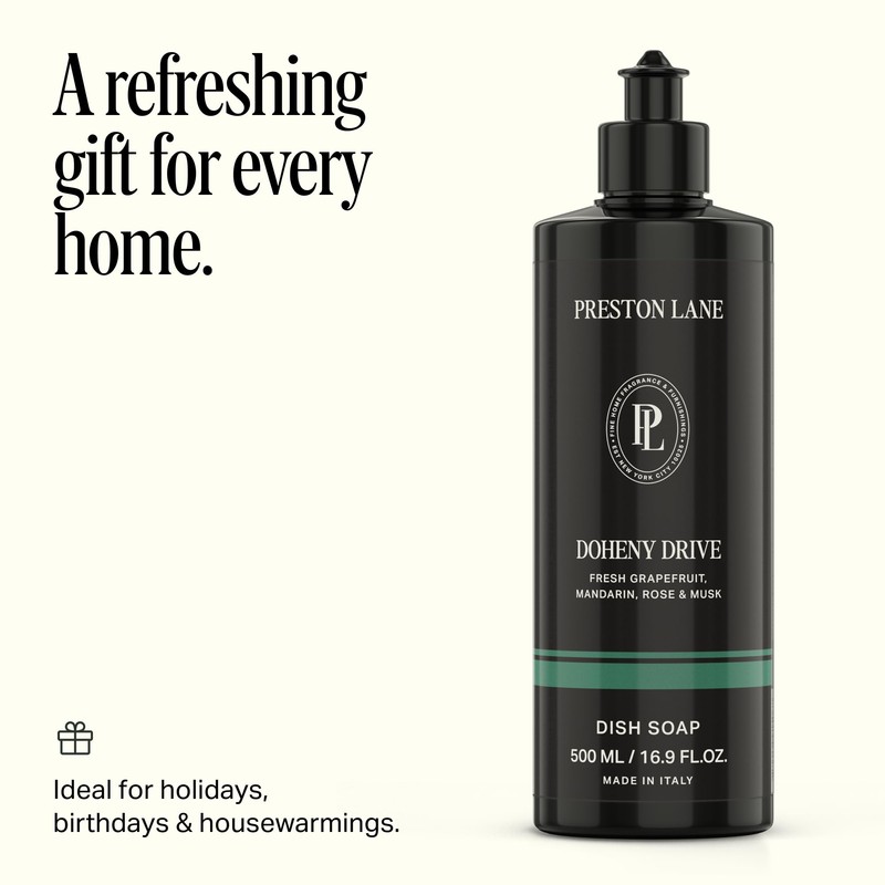Preston Lane Luxury Dish Soap, Doheny Drive Scent | Plant