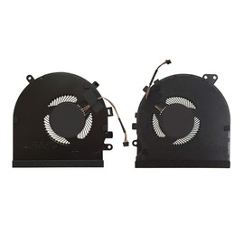 (1 Pair) New CPU GPU Cooling Fan Intended for Razer Blade 15 RZ09-0270 02705E76 RZ09-0300 03009E97 03006E92 RZ09-0328 03287E72 03289E21 RZ09-0369 0369BE22 GTX1060 Series Laptop