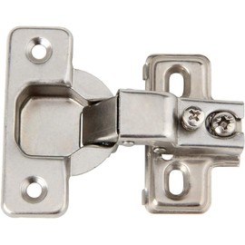 Silverline Face Frame 1/2" Half Overlay Concealed Euro 105Deg Regular Closing Compact Cabinet Hinges - 2 Set of 25（50Pack）
