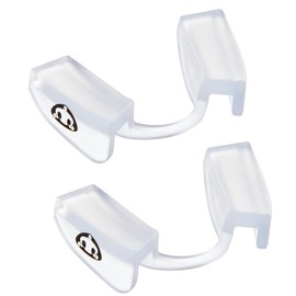 Powerlifting Mouth Guard for All Strength Training Sports, Sports Mouth Guard for Fitness and Weightlifting (Pack of 2, Clear)