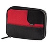 Hama Memory Card Case Nylon L, Black/Red