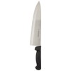 Basics P94831B 10" Wide International Cooks Knife with Black Polypropylene