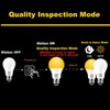 Dusk To Dawn Light Bulbs A19 8W 720 Lumens, Amber