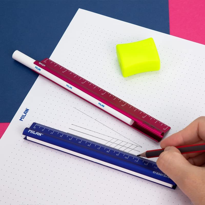 Milan Erasers, White, Small