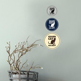 Motto Lita Circle Guard Cat on Duty (Brushed Gold) - Medium