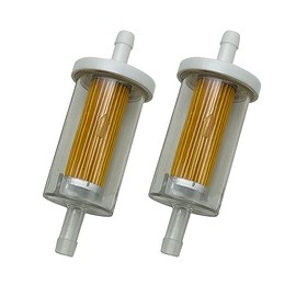 Replacement Fuel Filter for BS 695666 40 Micron Fuel Filter 1/4 Inch Inline Fuel Filter
