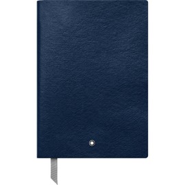 Montblanc Notebook Indigo Lined #146 Fine Stationery 113593 – Elegant Journal with Leather Binding and Ruled Pages – 1 x (5.9 x 8.2 in.)