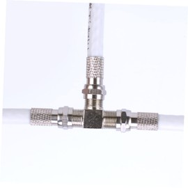 OSALADI 10pcs Female Splitter Connector Way Antenna Cable Adapter for Tv Video VCR Easy Install for Dual Tv Setup for Enhanced Signal Reception