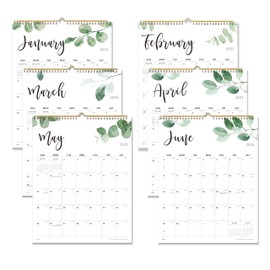 2025 Wall Calendar, Monthly Wall Calendar from January 2025 to June 2026, Perfect for Home Schooling Plan, Daily Blocks with Julian Dates, Premium Wall Calendar 2025-2026 for Organizing,15 x 12 Inches