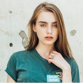 JewelryWe Men Women Finger Watch Creative Elastic Round Quartz Finger Ring Watches