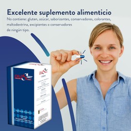 Calostart 250 Cápsulas - Hasta 4.9 g de Calostro Bovino Completo por Dosis Diaria - 20% de Inmunoglobulina | Suplemento de Calostro Bovino 100% Natural | Libre de Conservantes, Gluten y Azúcar