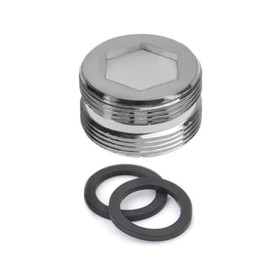 Brass Faucet Adapter, 24mm Male Thread to 24mm Male Thread NPT Faucet Connector Faucet Water Conditioner Aerator Adapter