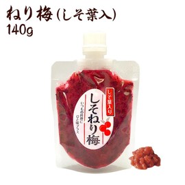 Fukuume Additive-Free Neri Plum (With Perilla Leaves) Tube, Single Item, Domestically Produced Plum, Plum, Neri Plum (Kneaded Plum), Seasoning, Umeboshi, Perilla Plum, Mail-bin (140g x 1)