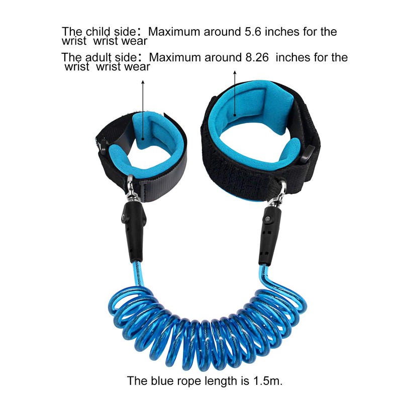 Blisstime Anti Lost Wrist Link Safety Wrist Link for Toddlers,