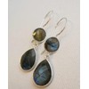Labradorite Sterling Silver Earrings