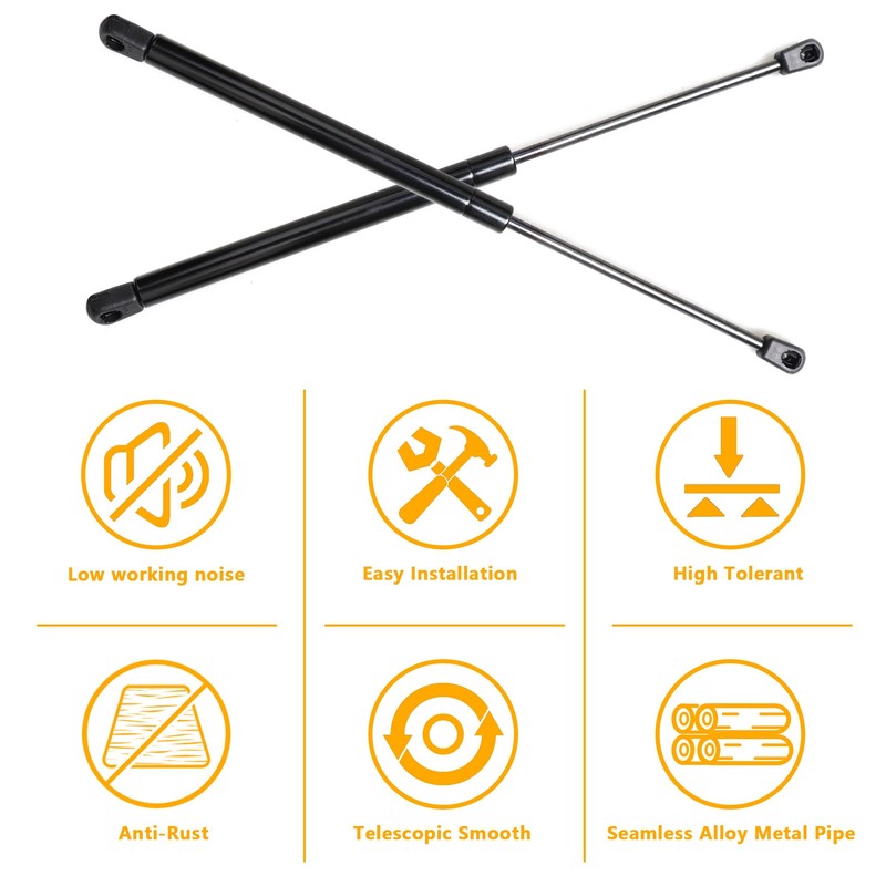RERPRO Hood Struts Lift Support Assist Kit Compatible with 2018-2024