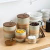 Miamolo Ceramic Jar with Lid Airtight, Coffee Container Kitchen Food