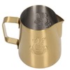 230ml Coffee Steaming Pitcher with Angled Handle Stainless Steel Olecranon