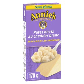 General Mills Annie's Homegrown Gluten Free White Cheddar Macaroni & Cheese, 170g/6 oz.