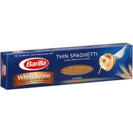 Whole Grain Pasta, Thin Spaghetti, 16oz,(Pack of 4)