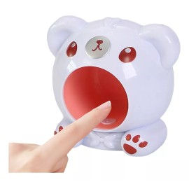 WY Lampara De Uñas 1 Dedo Osito Cute Uv Led 24w 8 Focos Uv Led Color Blanco