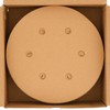 Dura-Gold Premium 120 Grit 6" Gold Sandpaper Discs, 6 Hole