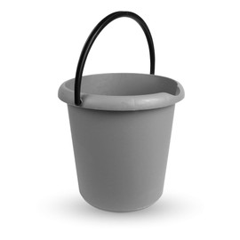 Bucket (1 Piece) Household Bucket, 5 Litres, in Various Colours, Cleaning Bucket Made of Sturdy Plastic, Food-Safe, BPA-Free, Plastic Bucket Made in EU (Anthracite)