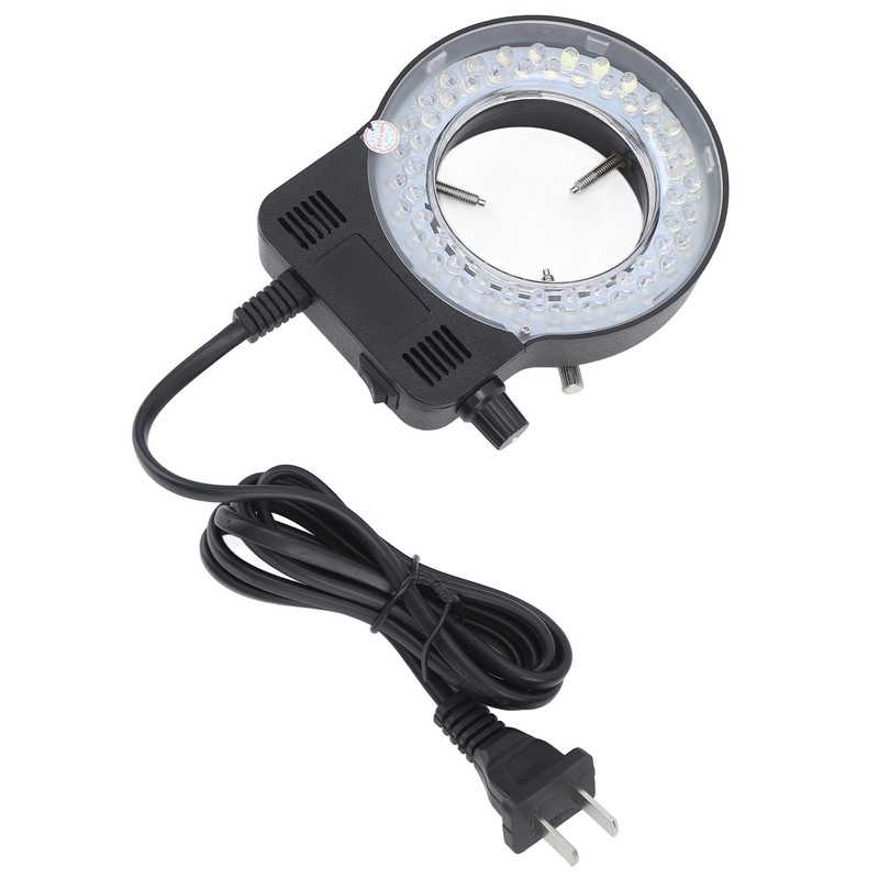 Microscope Ring Light LED Light Source Adjustable Microscope Accessory 100‑240V
